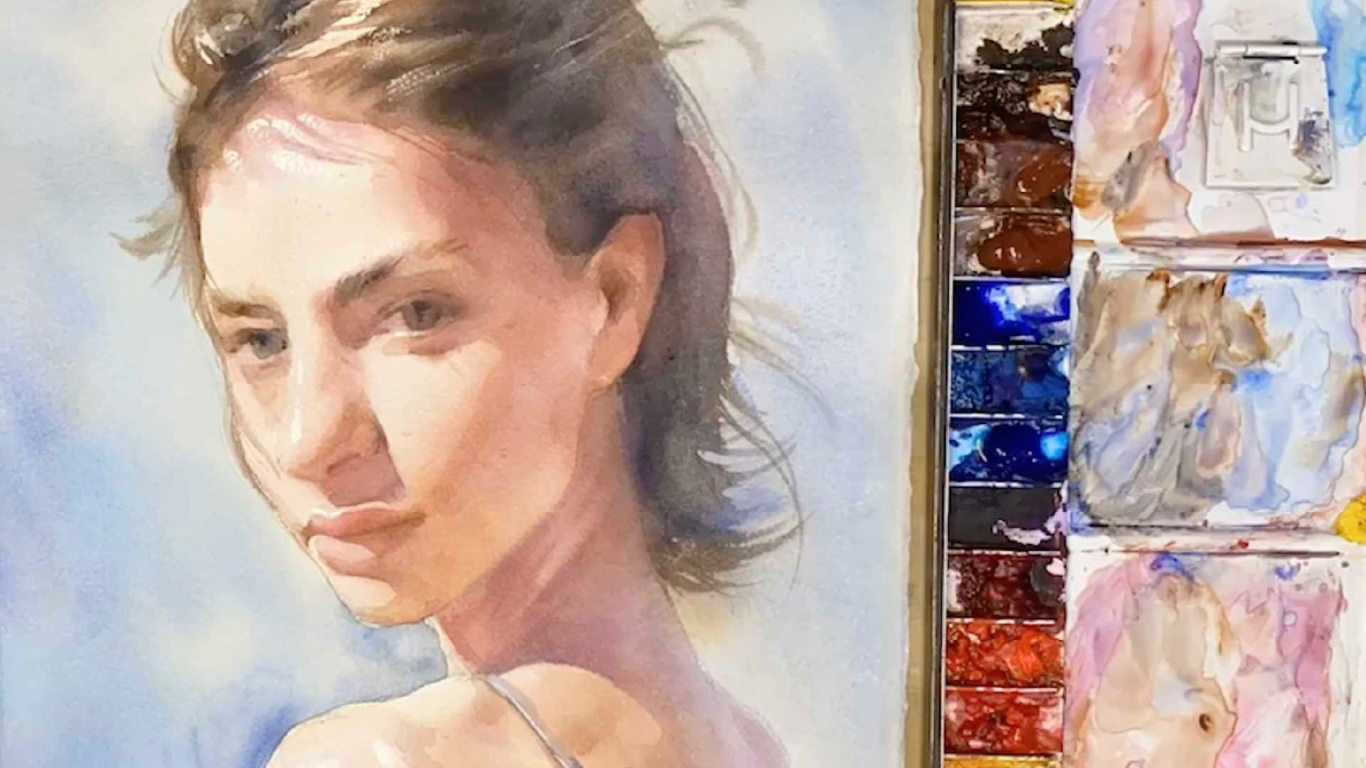 『免費課程』水彩｜人物